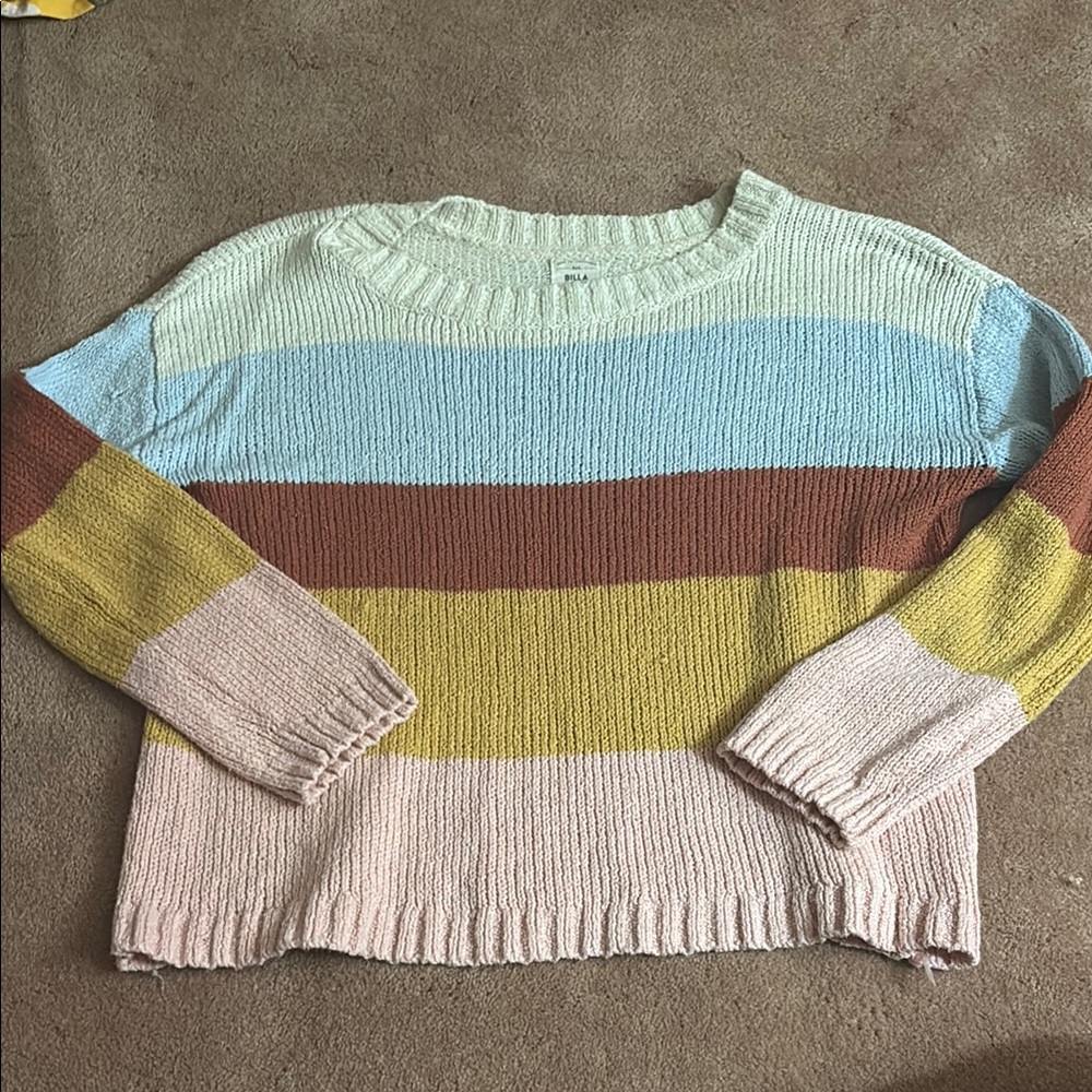 Colorful Striped Women's Sweater
